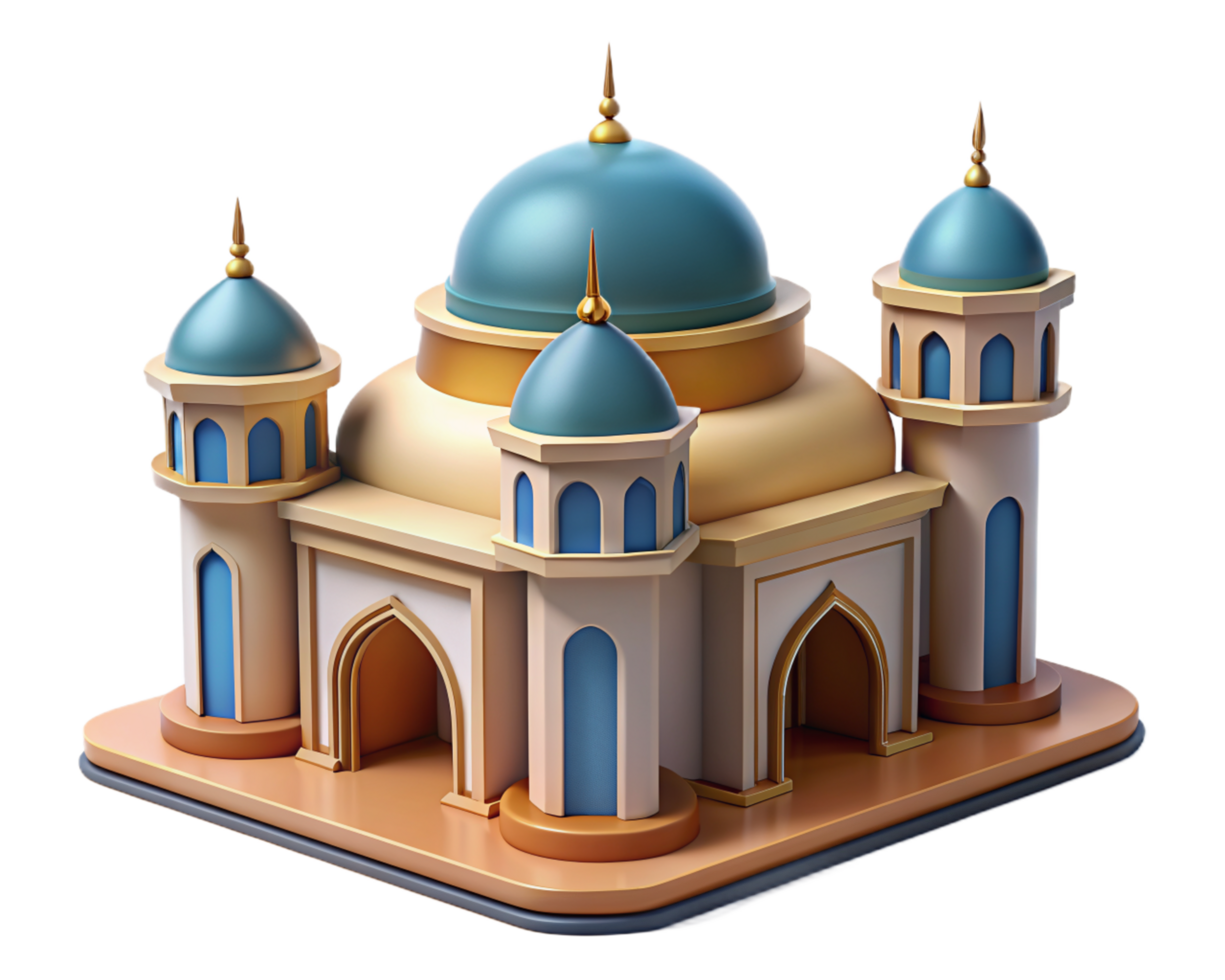 Mosque 3d Building png
