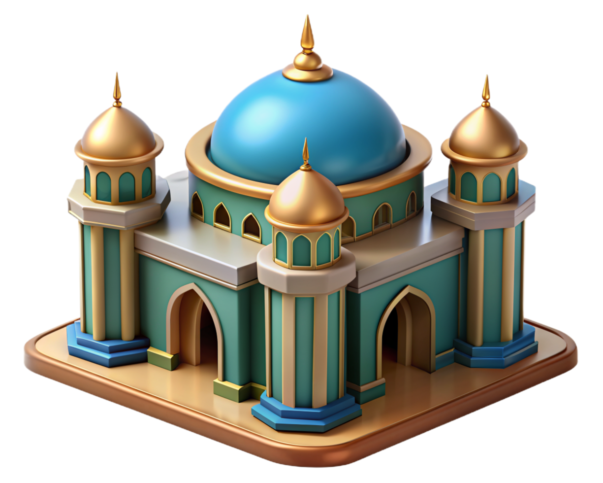 Mosque 3d Design png