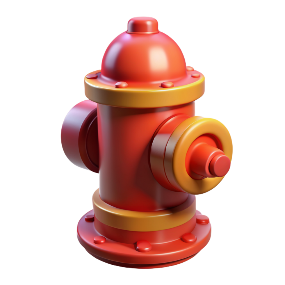 Fire Hydrant 3d Icon png