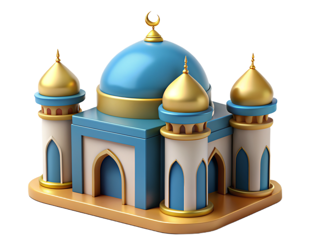 Mosque 3d Icon 45980712 PNG