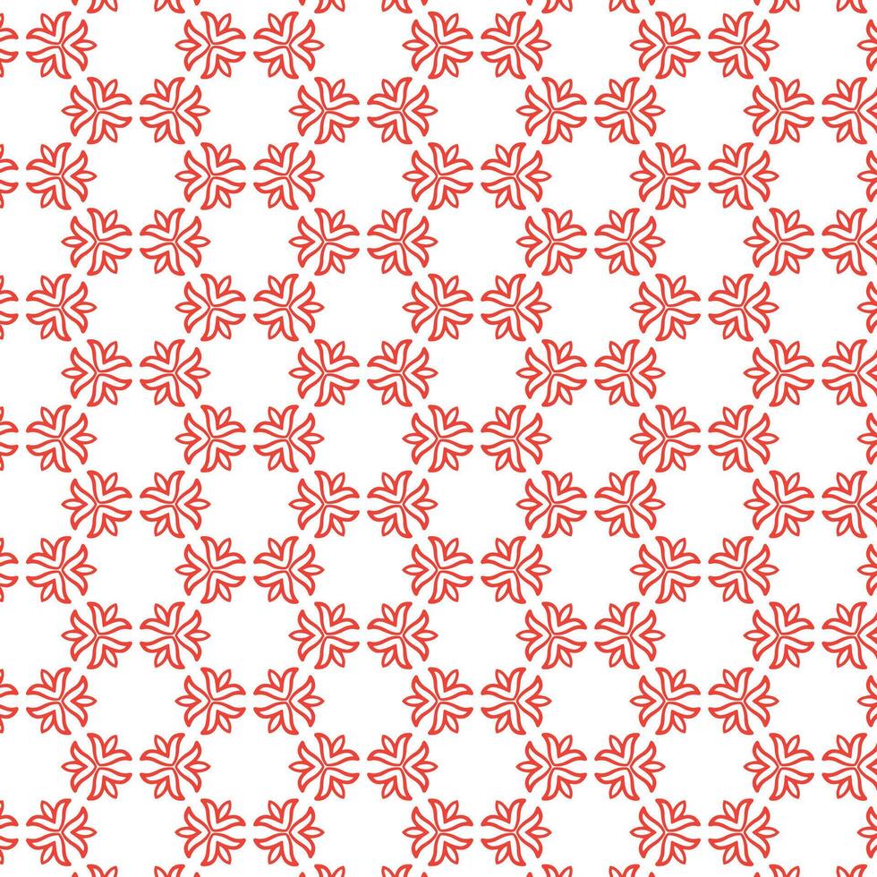 Creative Line Flower Pattern Background vector