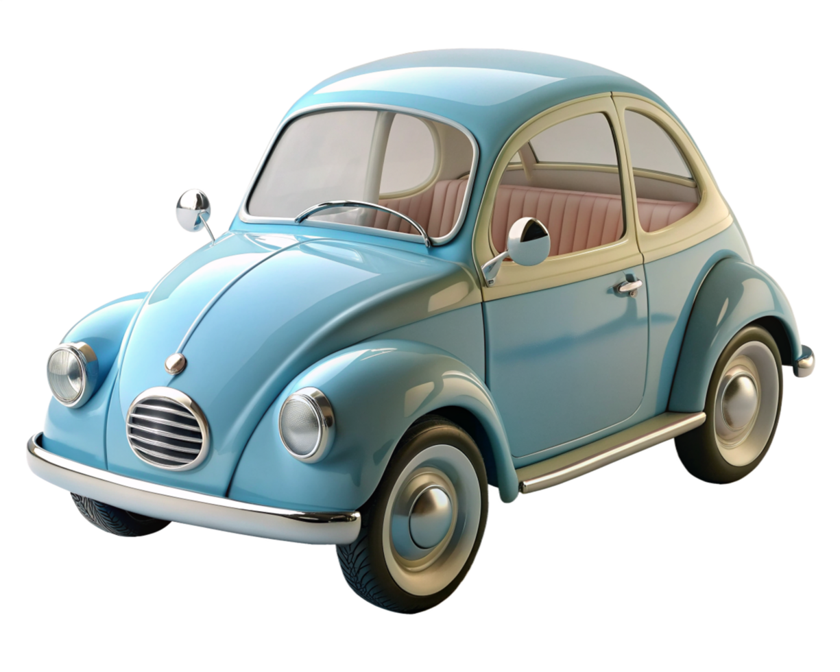Cute Wedding Car 3d Design png
