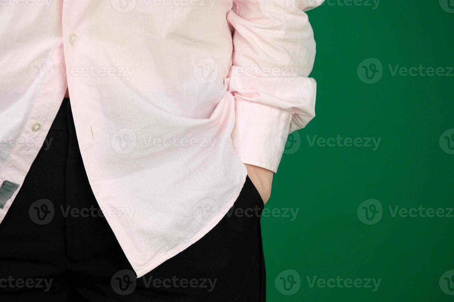Business People Suit Studio Concept expression of emotions with hands unrecognizable people hands palms fingers close-up on a green background chromakey feelings photo