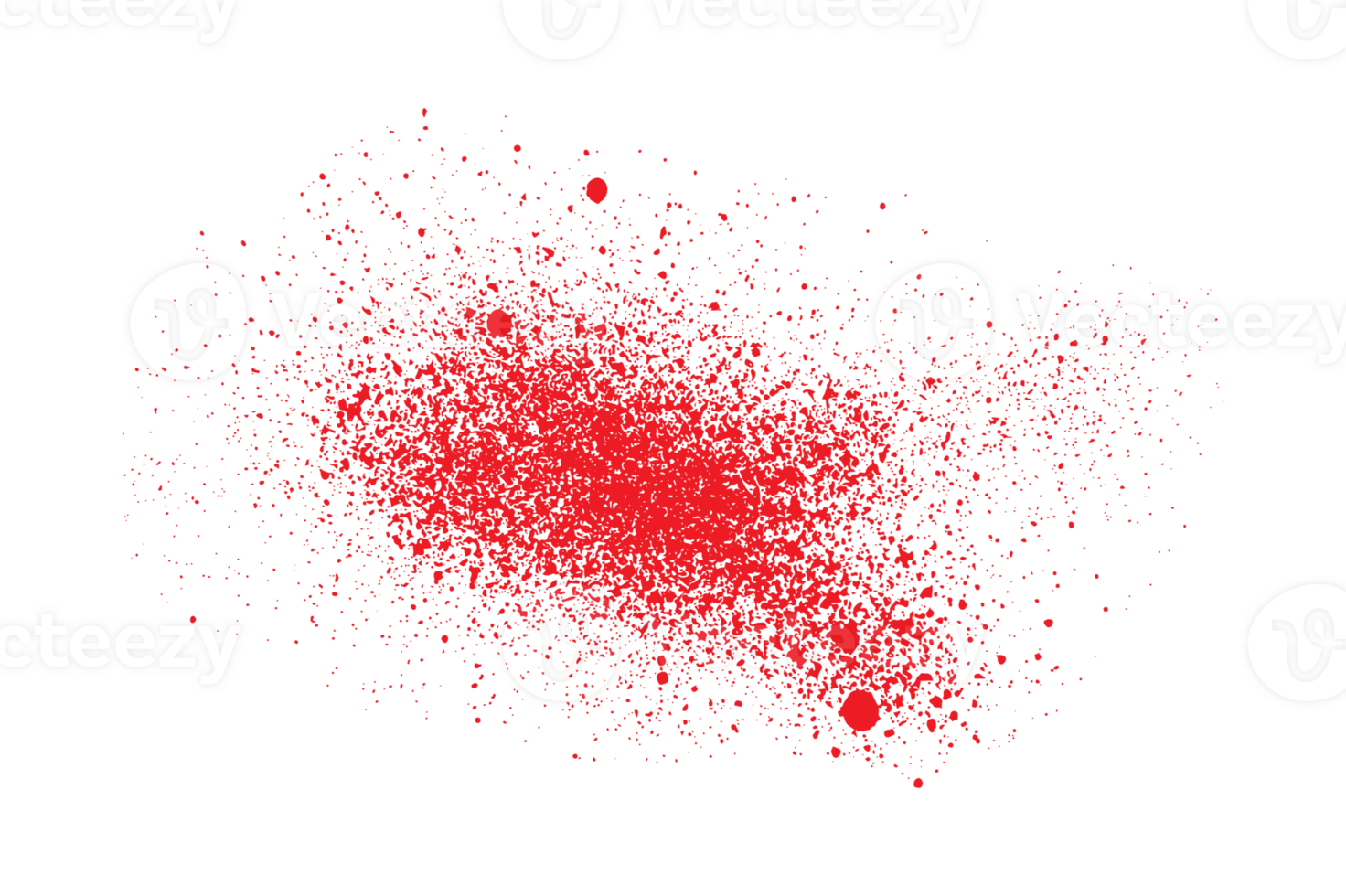 Grunge red color blood background brush stroke png