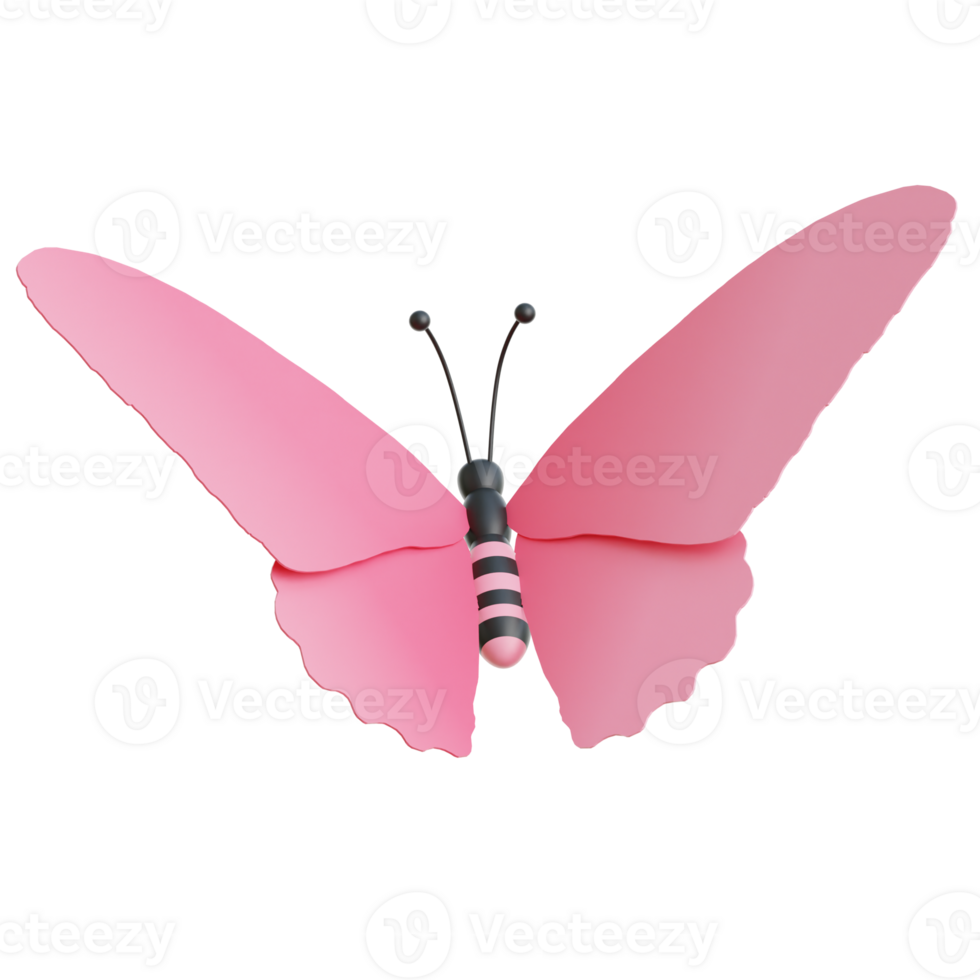 Butterfly 3d Illustration png
