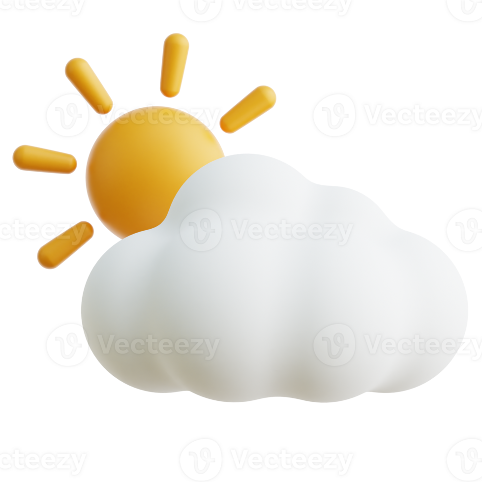 Sunny Weather 3d Illustration png