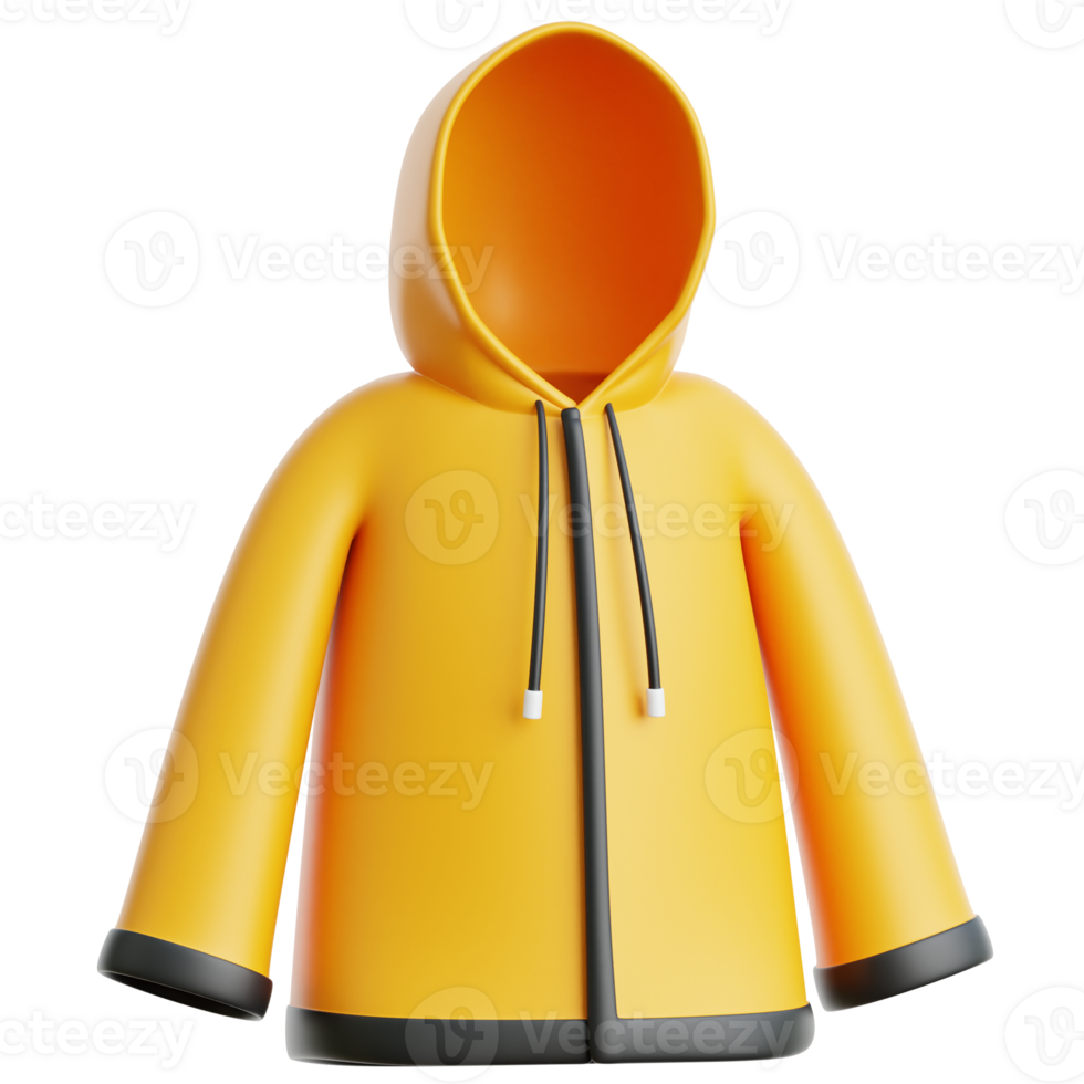 Raincoat 3d Illustration png