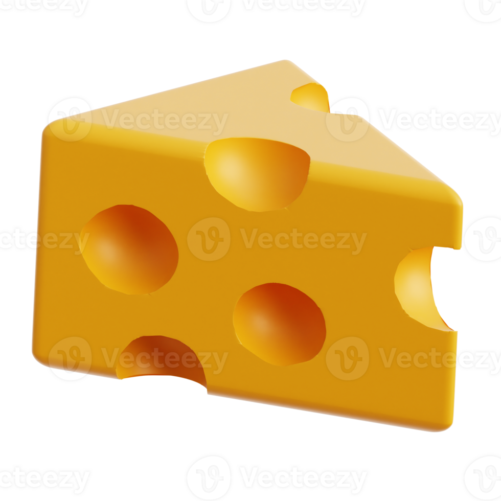 Cheese 3d Illustration png