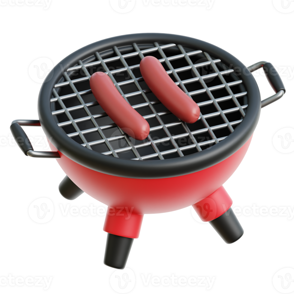 Barbeque 3d Illustration png