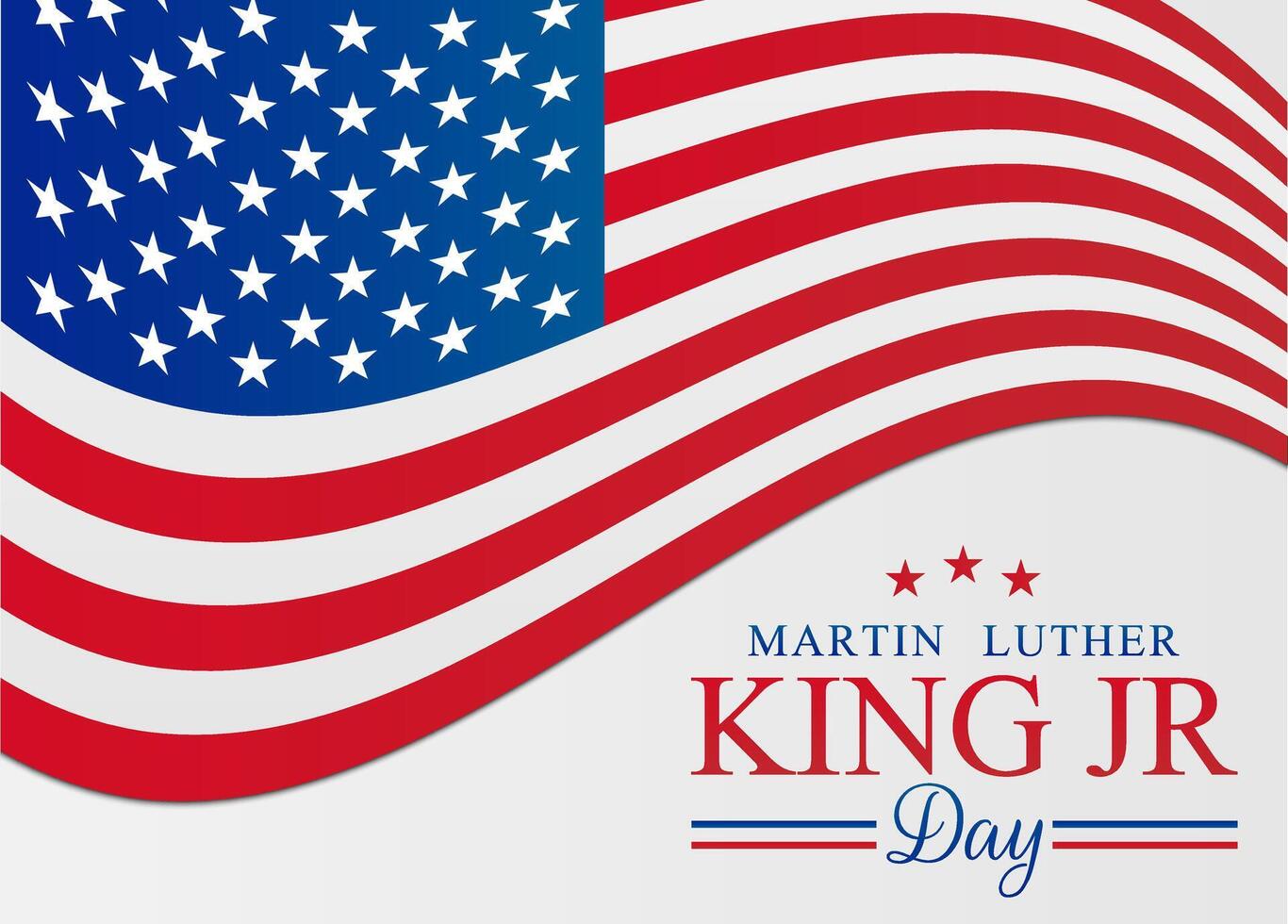 MLK Martin Luther King Jr. Day Illustration Background vector