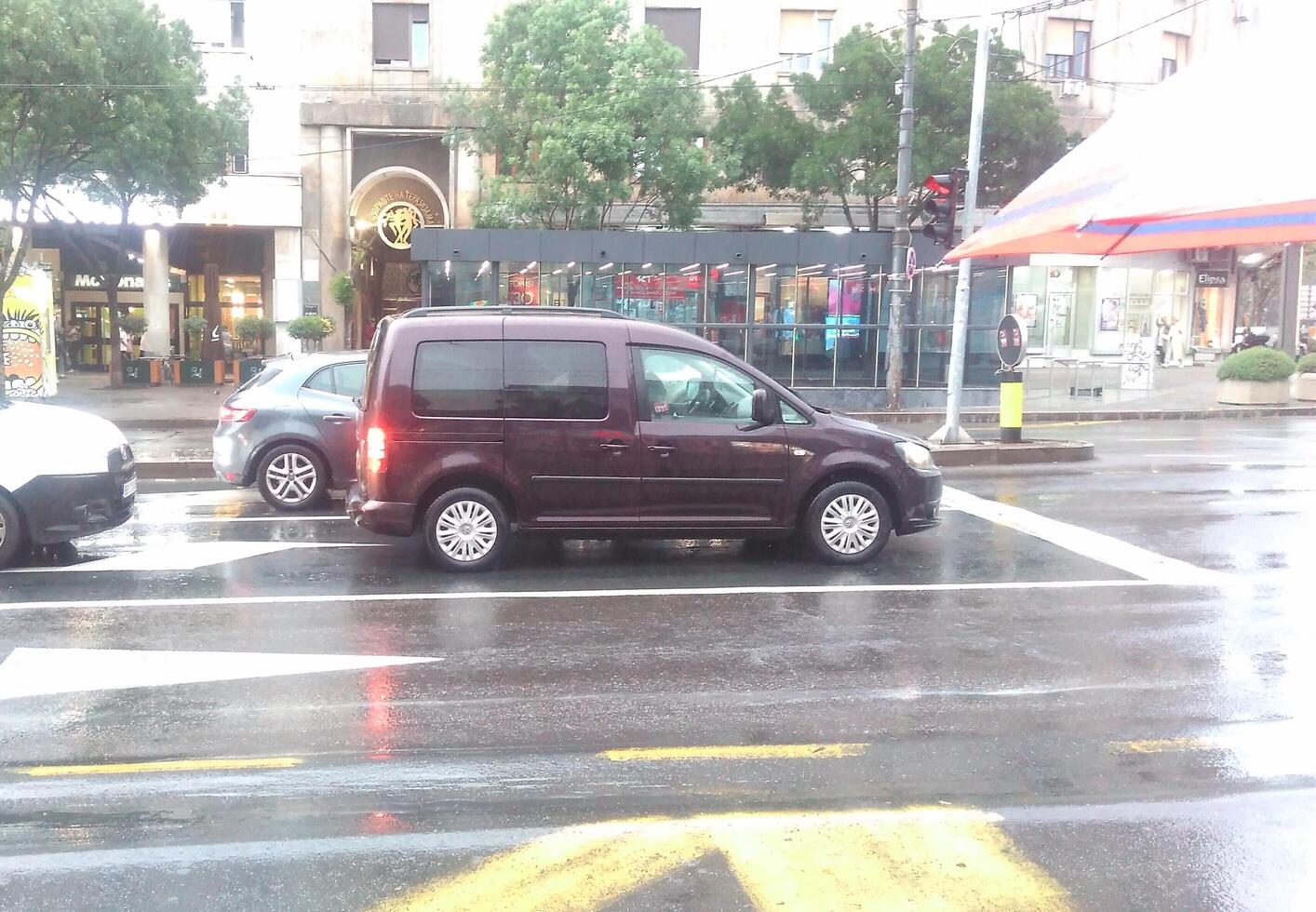 cars in the city photo