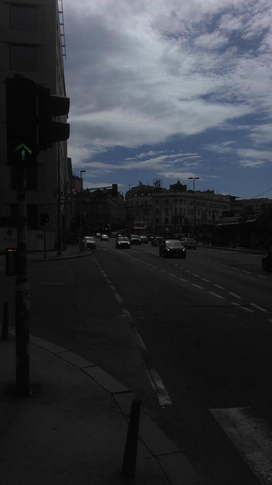 city architecture and city streets photo