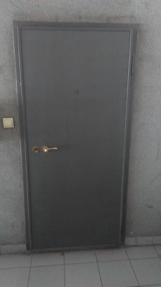 emergency exit in hallway photo