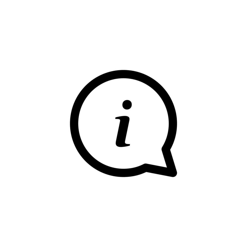 Info icon. Information icon. vector