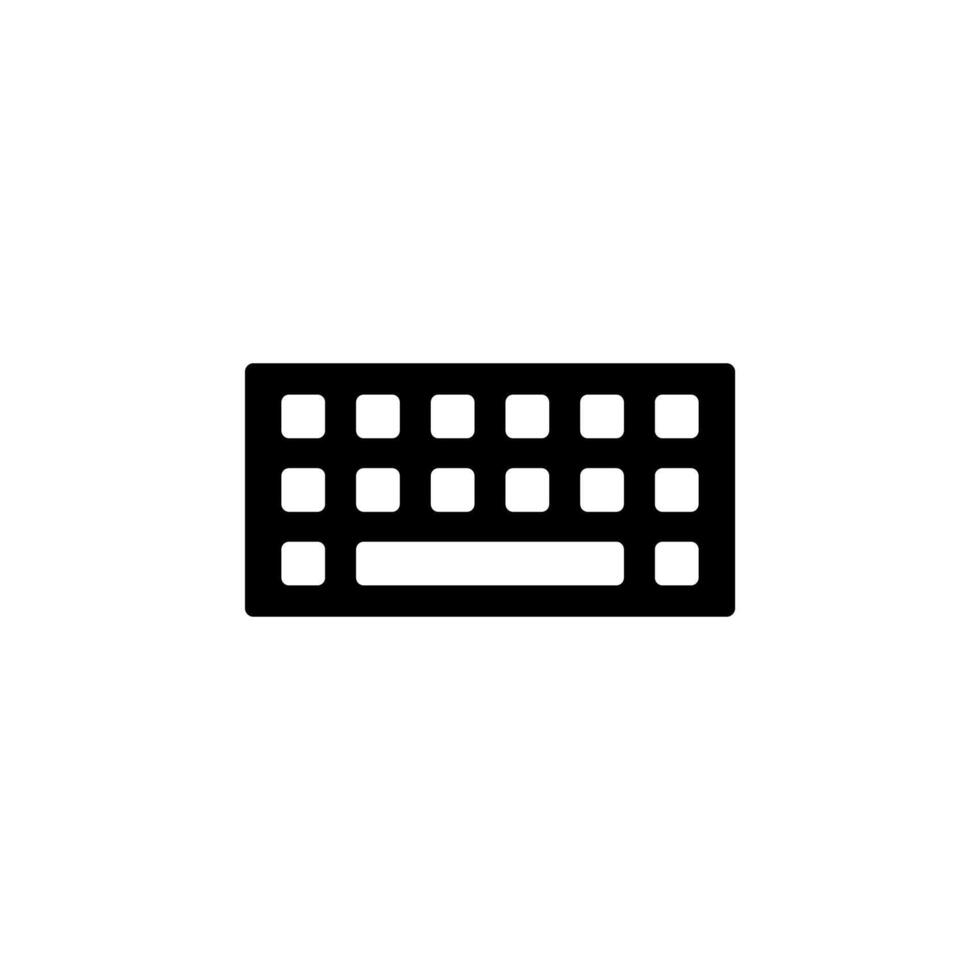 keyboard icon. keyboard vector