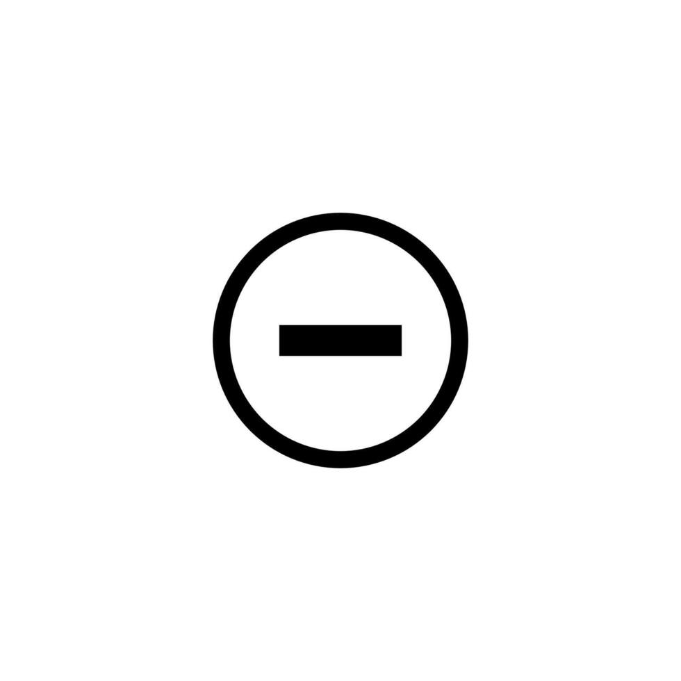 Minus icon. Remove icon. vector