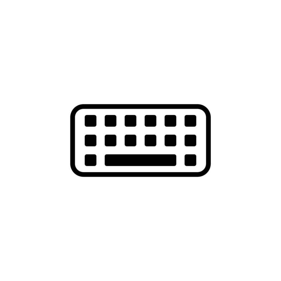 keyboard icon. keyboard vector