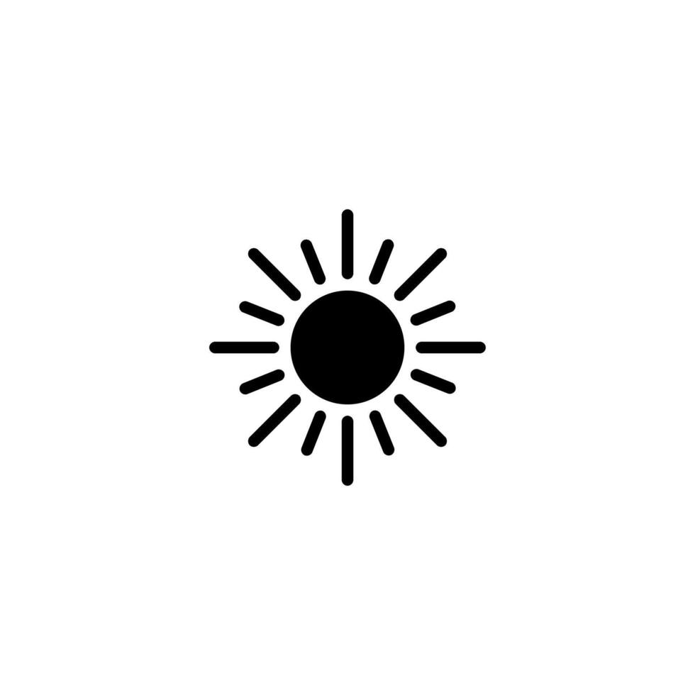 Sun icon. Day icon vector