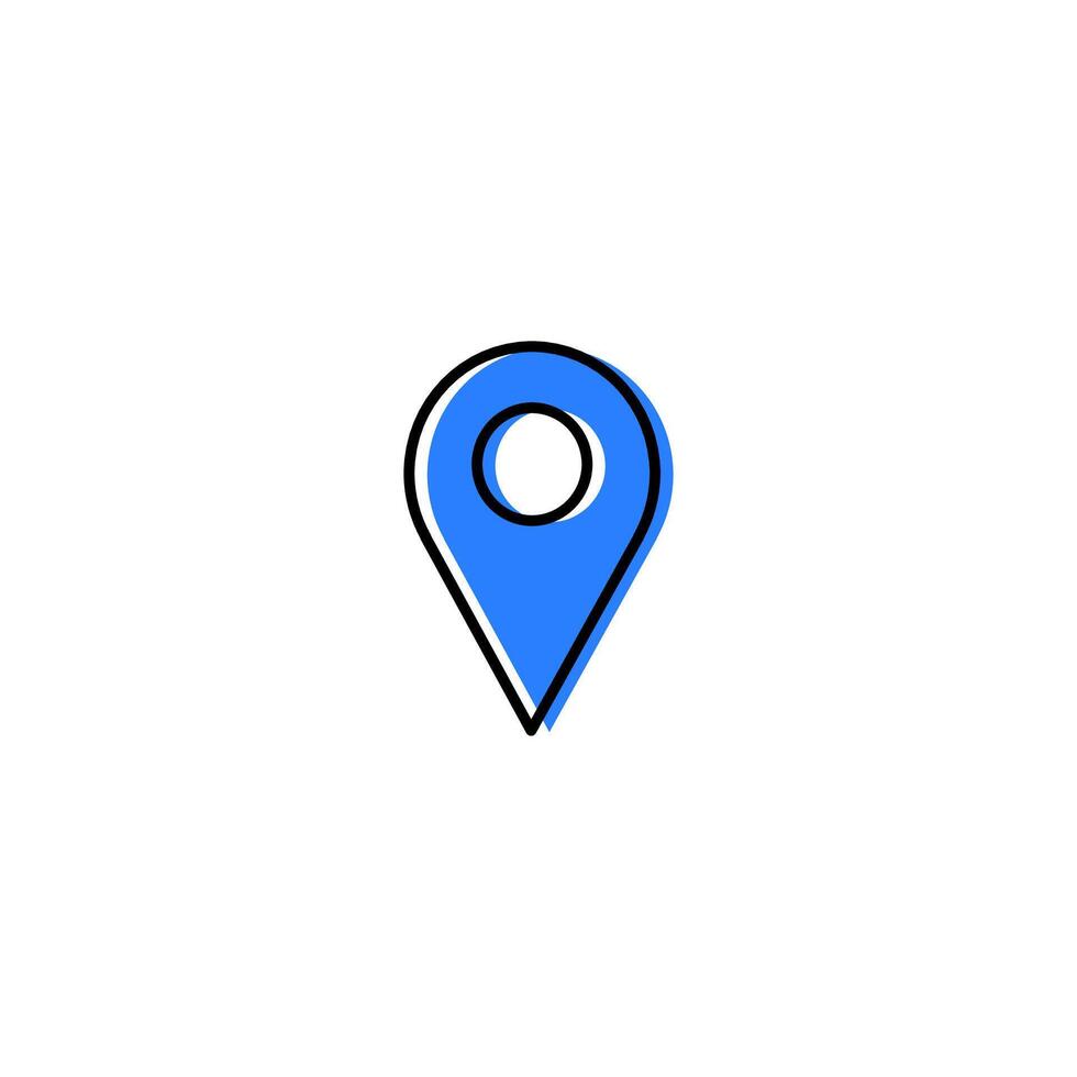 Location icon. Address icon vector