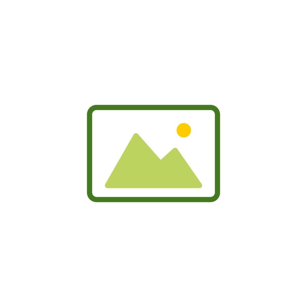 Image icon. Photo icon vector