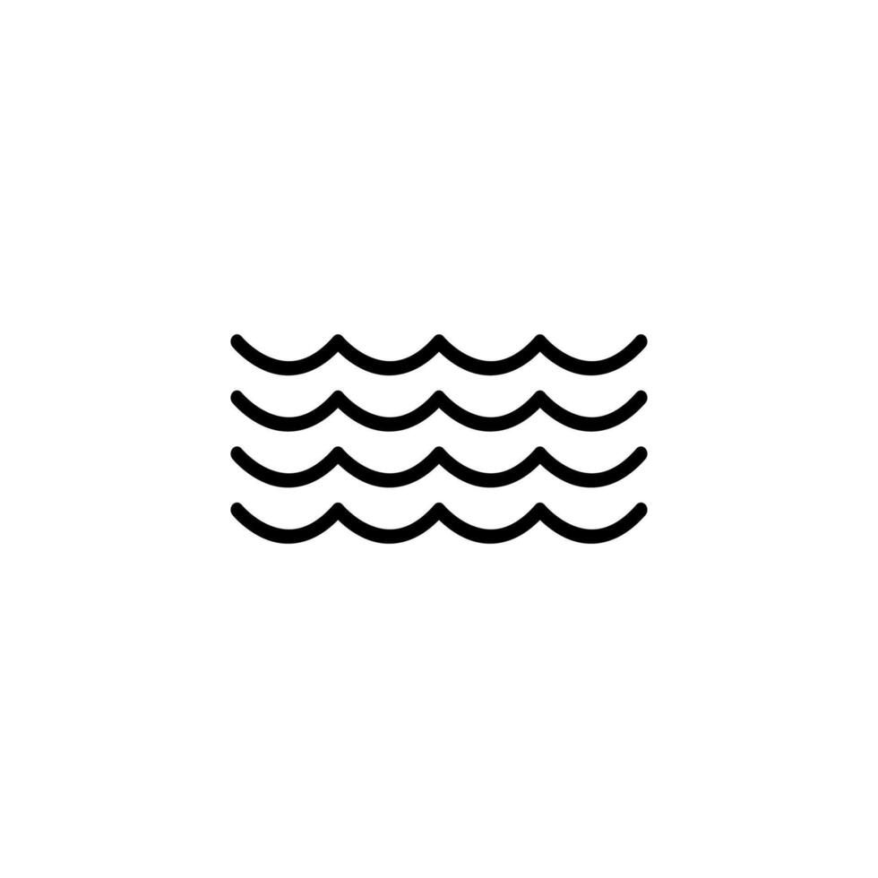 Wave icon. Mist icon. Air icon vector