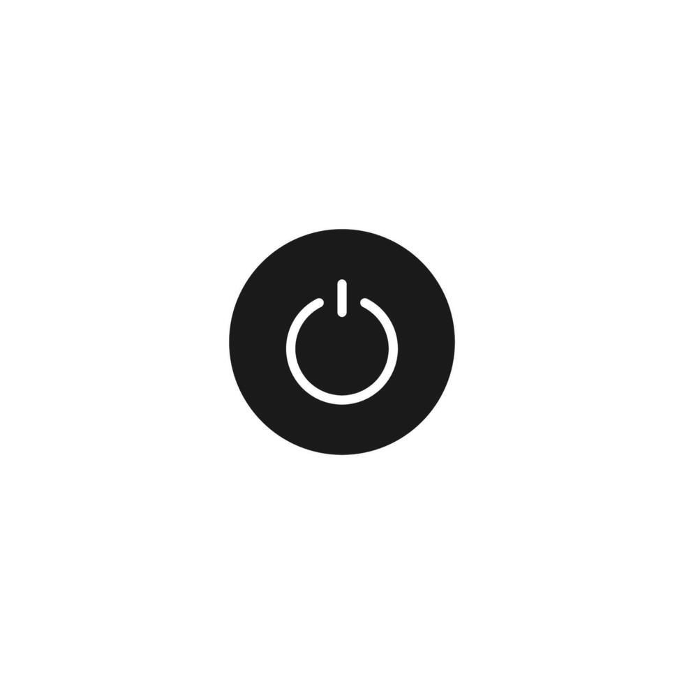 Power icon. Power button vector