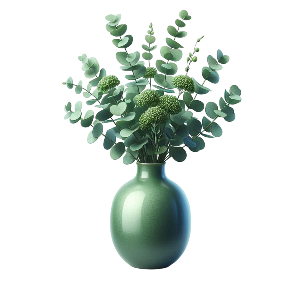 Generated Ai A Eucalyptus Cinerea Plant png