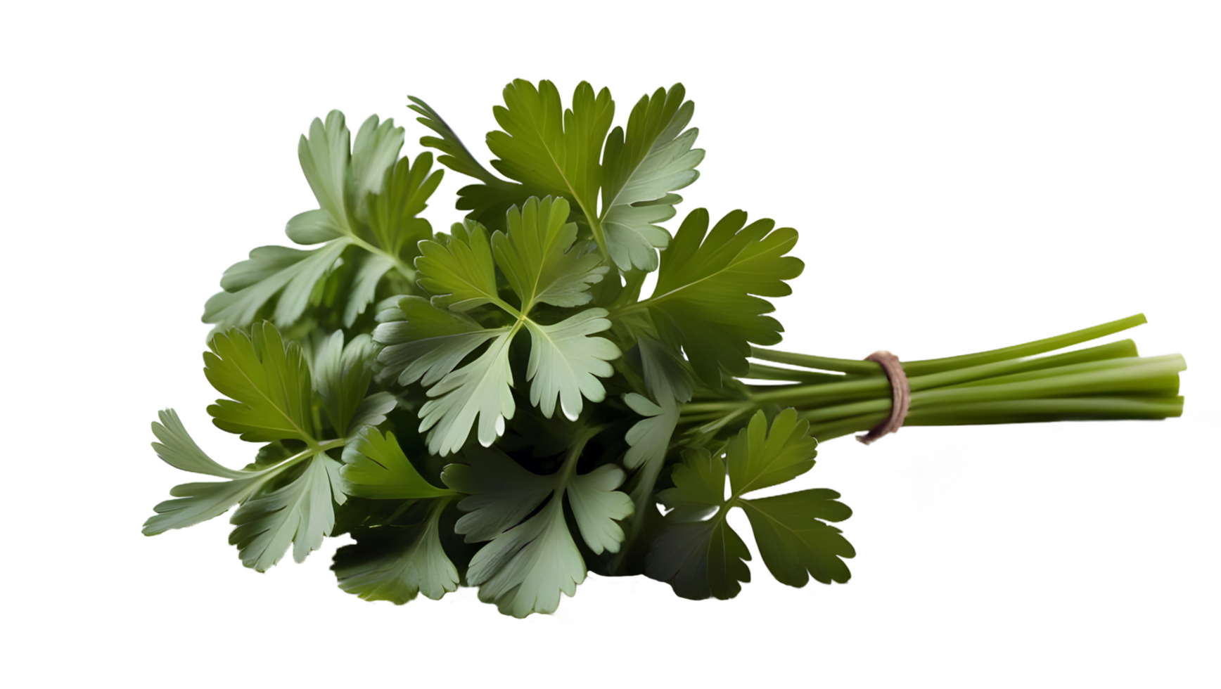 Fresh Parsley Herb Isolated on transparent Background png