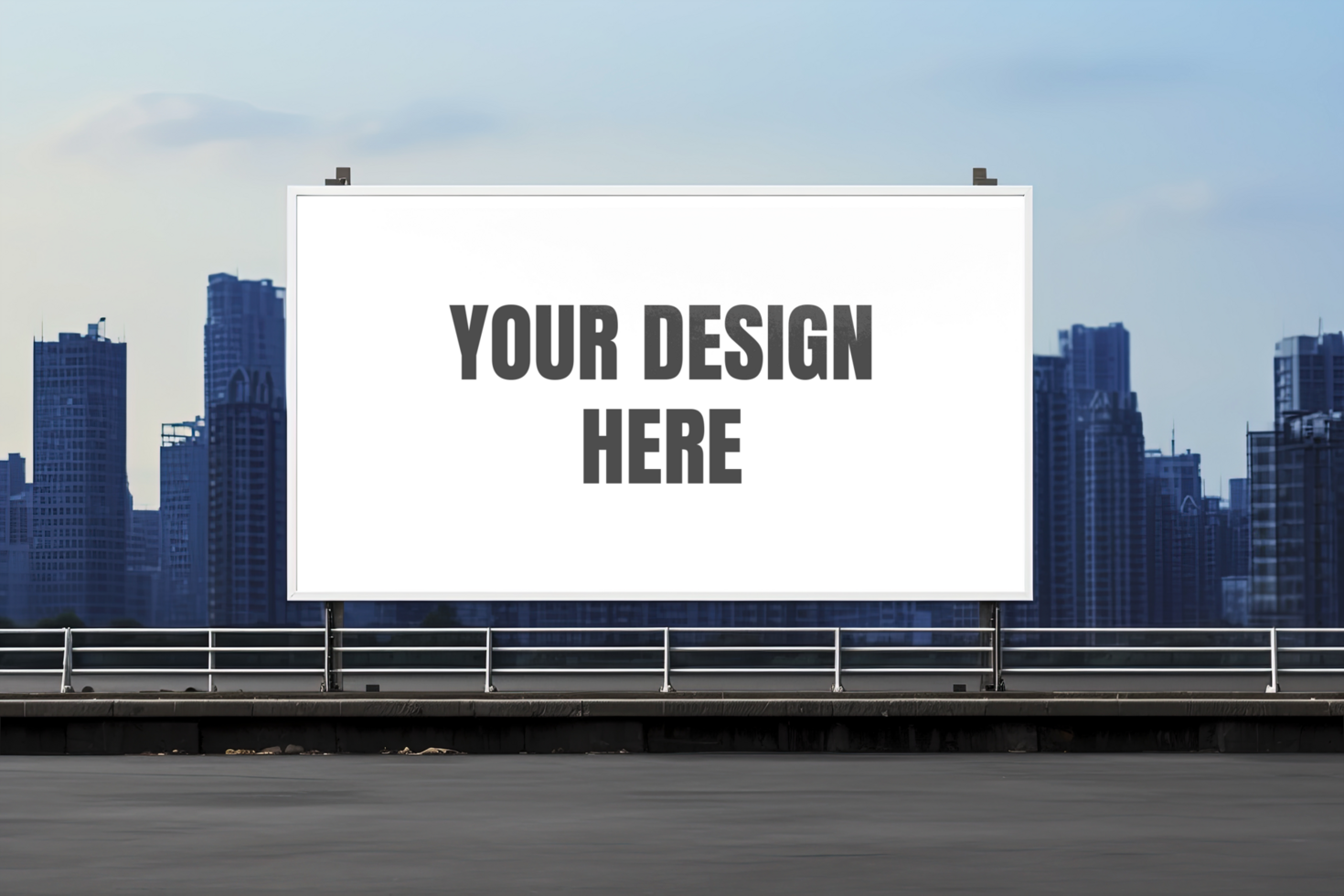 Billboard mock up design psd