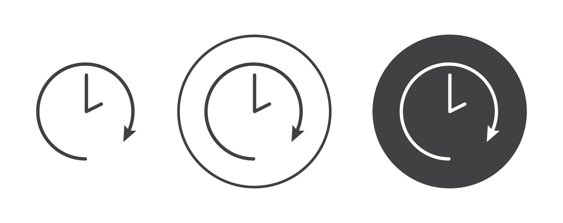 Time forward icon 45985248 Vector Art at Vecteezy