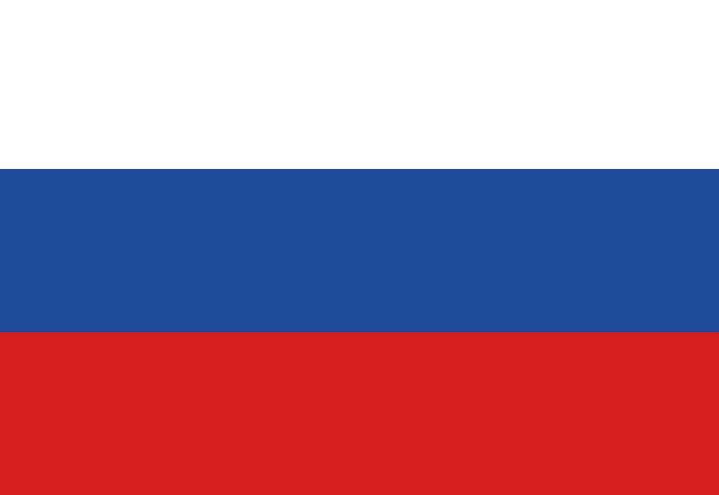Russian flag illustrator country flags vector