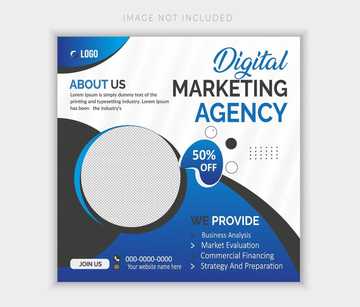 Business web banner design template. vector