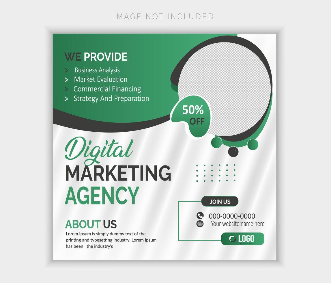 Business web banner design template. vector