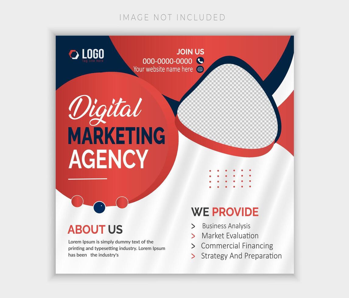 Business web banner design template. vector