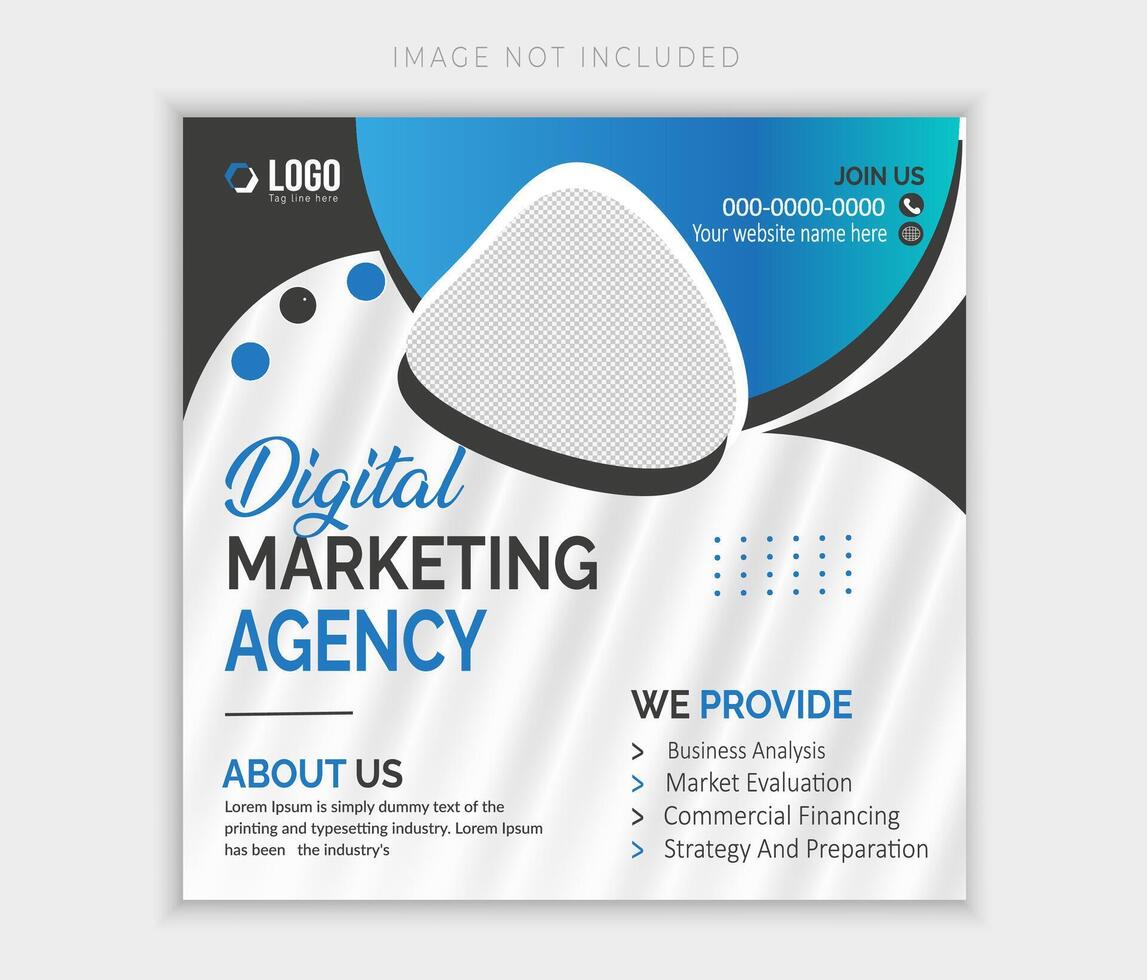 Business web banner design template. vector