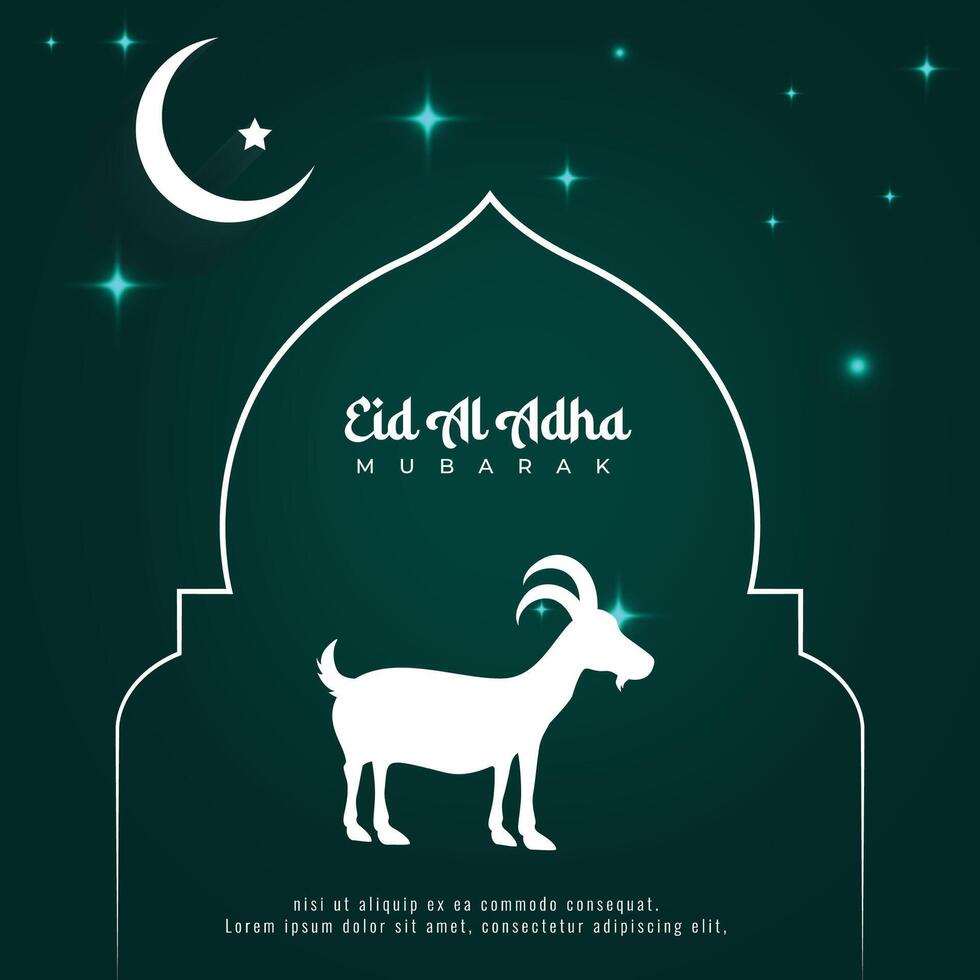 eid mubarak- eid mubarak social media post - islamic design - eid background - Eid ul Adha, Eid al Adha Design vector