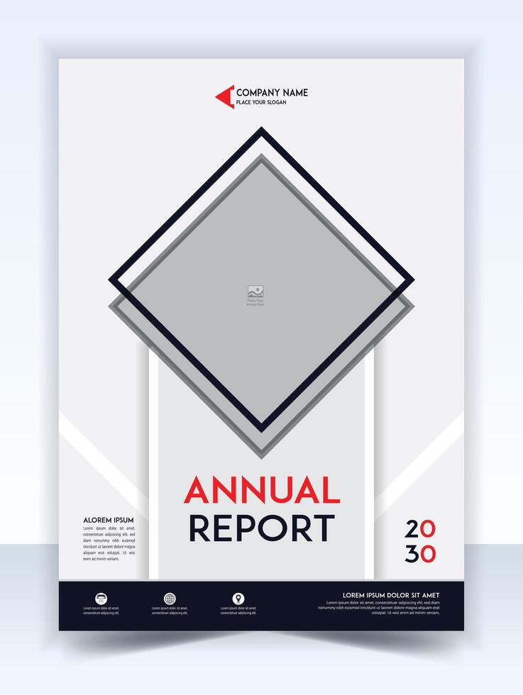 Annual report brochure flyer design template, presentation book cover templates. vector