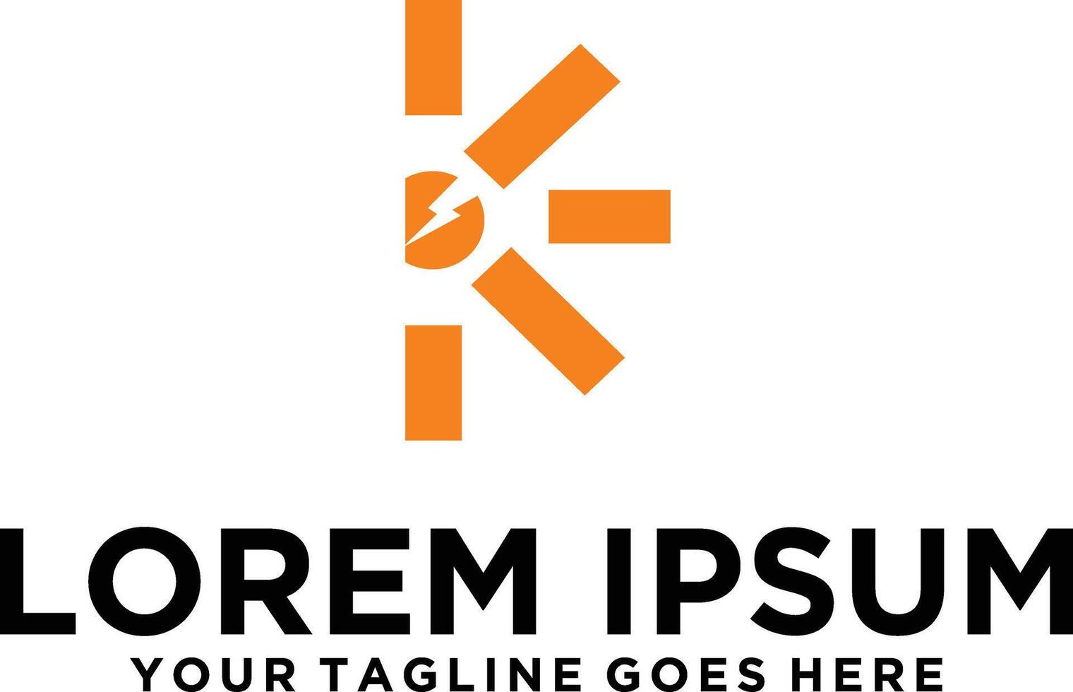Sun Renewable Energy logo idea vector
