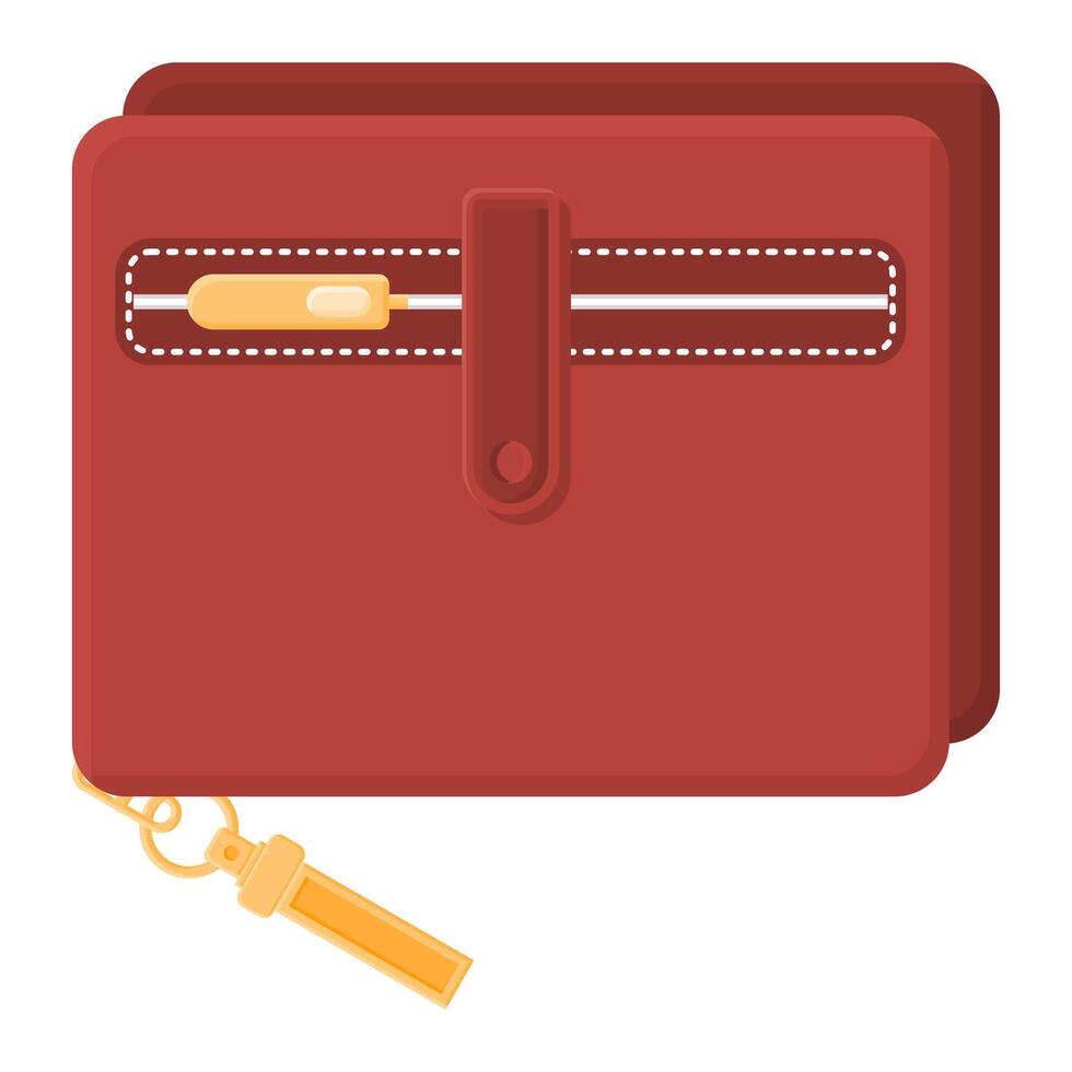 Fashion Wallet Design. Money Storage Wallet. vector