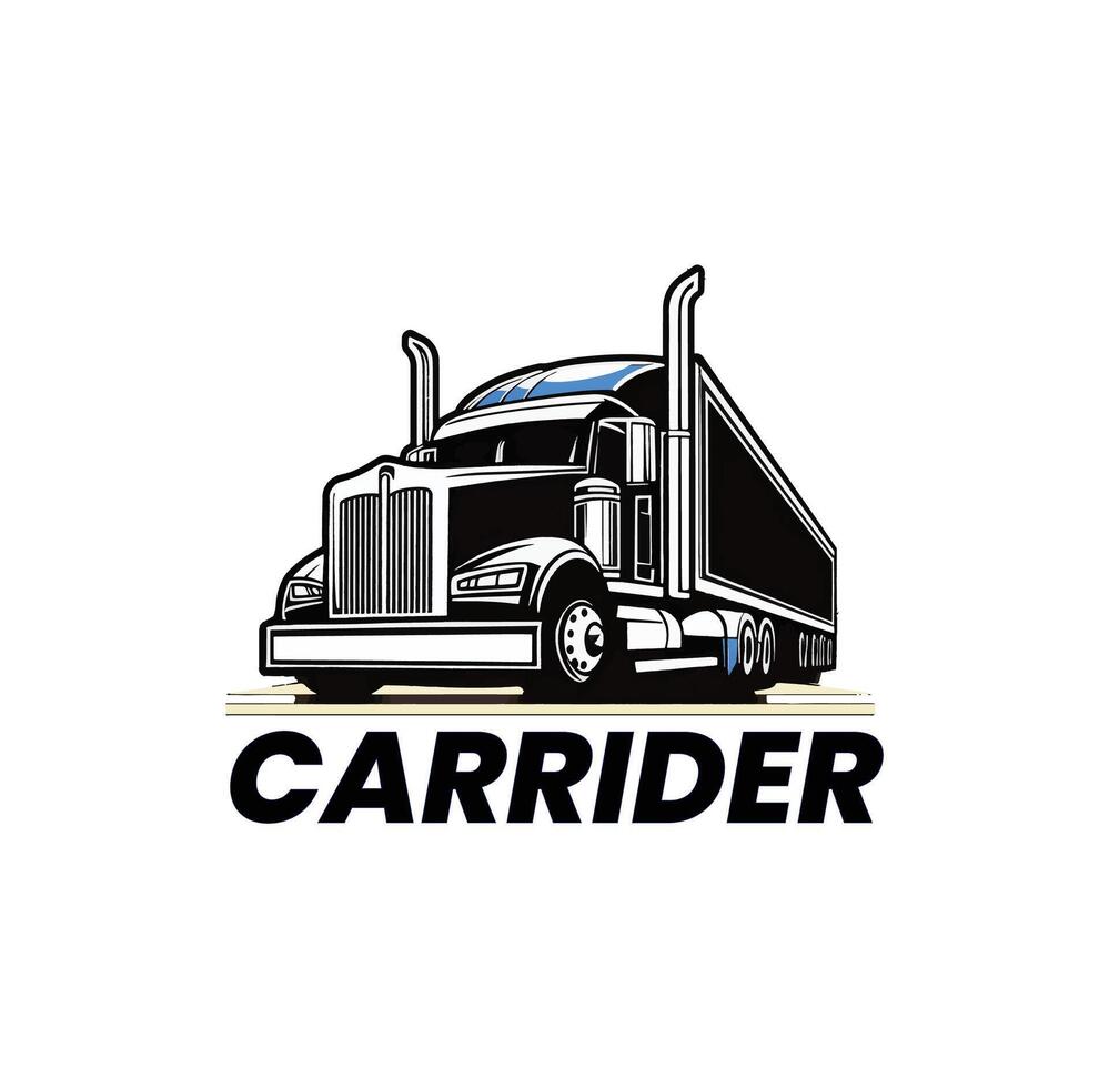Truck logo design vector