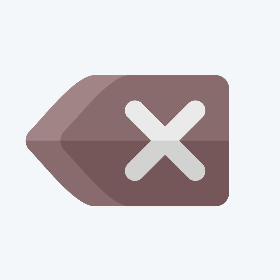 Icon Remove. related to Delete symbol. flat style. simple design illustration vector