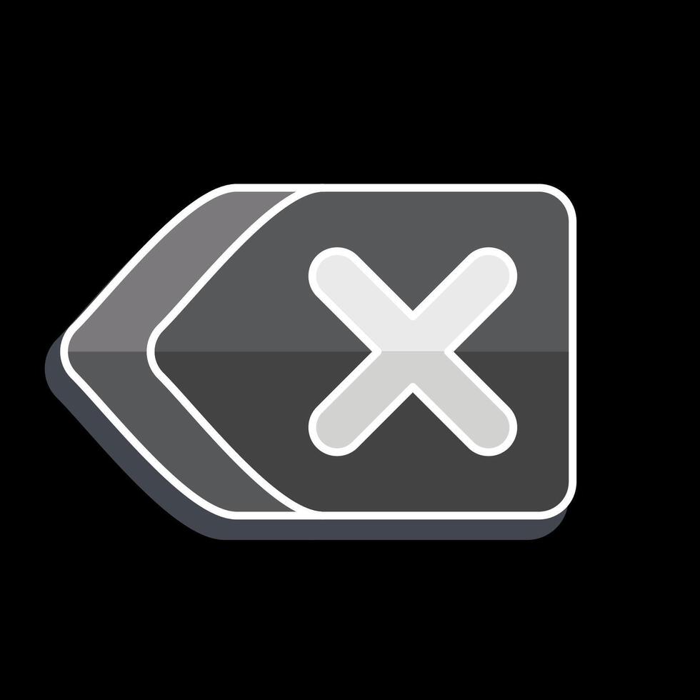 Icon Remove. related to Delete symbol. glossy style. simple design illustration vector