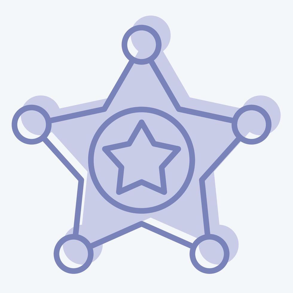 Icon United State. related to America symbol. two tone style. simple design illustration vector