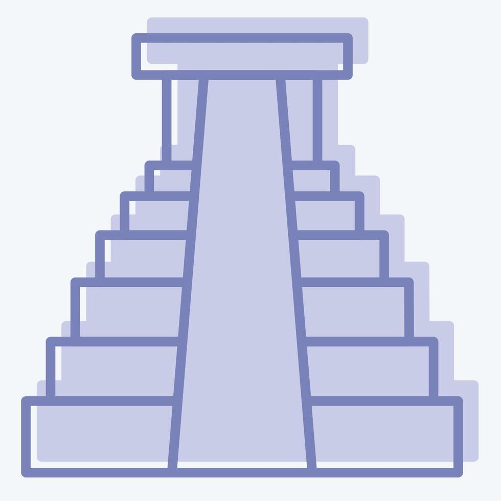 Icon Jungles. related to America symbol. two tone style. simple design illustration vector