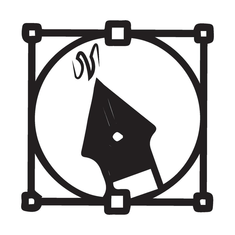 logo icon pen tool vectors illustration symbol design