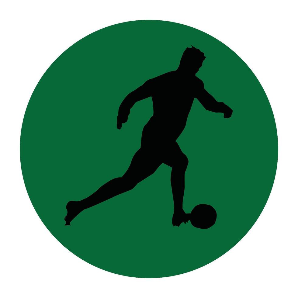 person kicking ball icon illustration symbol design vector