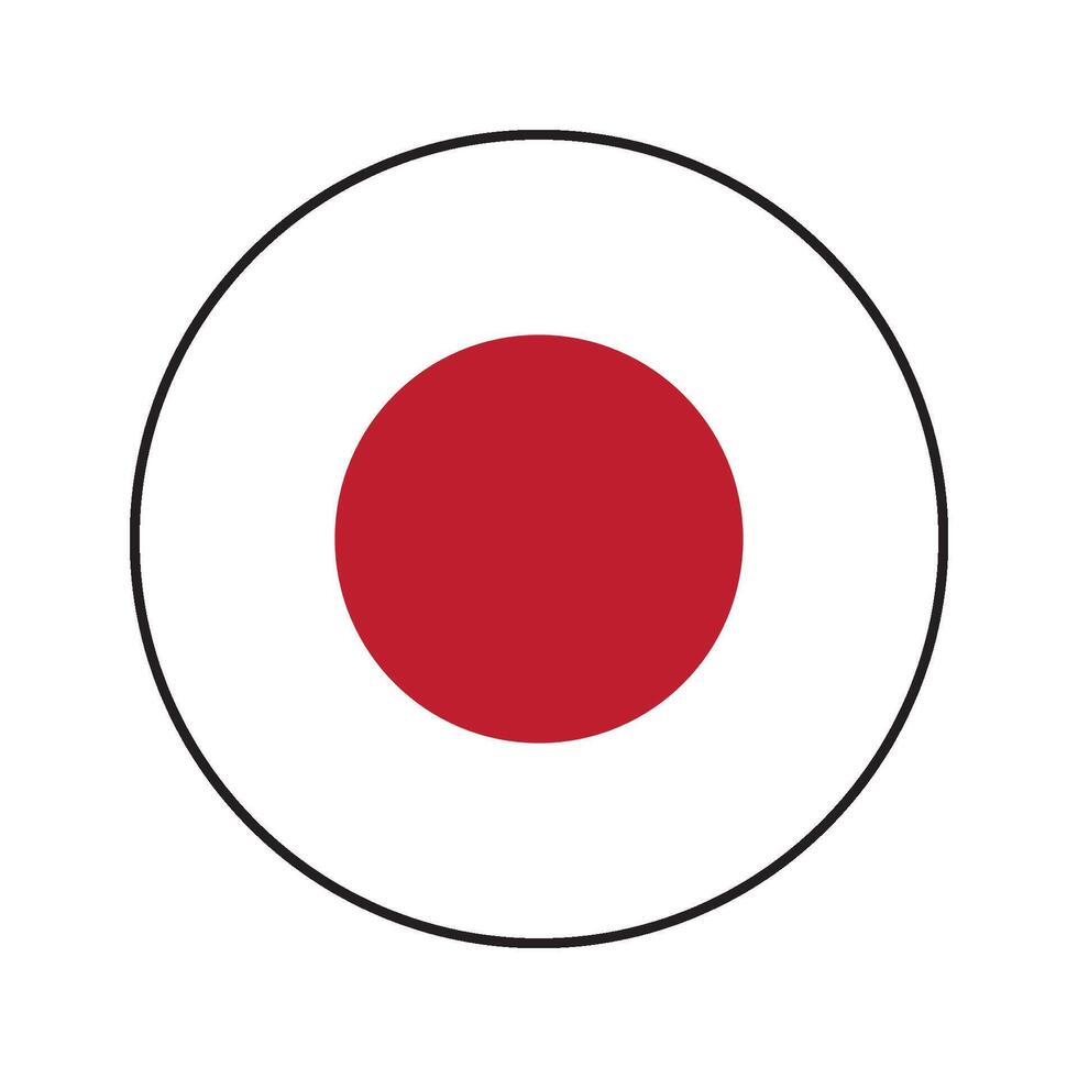 vectors illustration icon japanese flag symbol design
