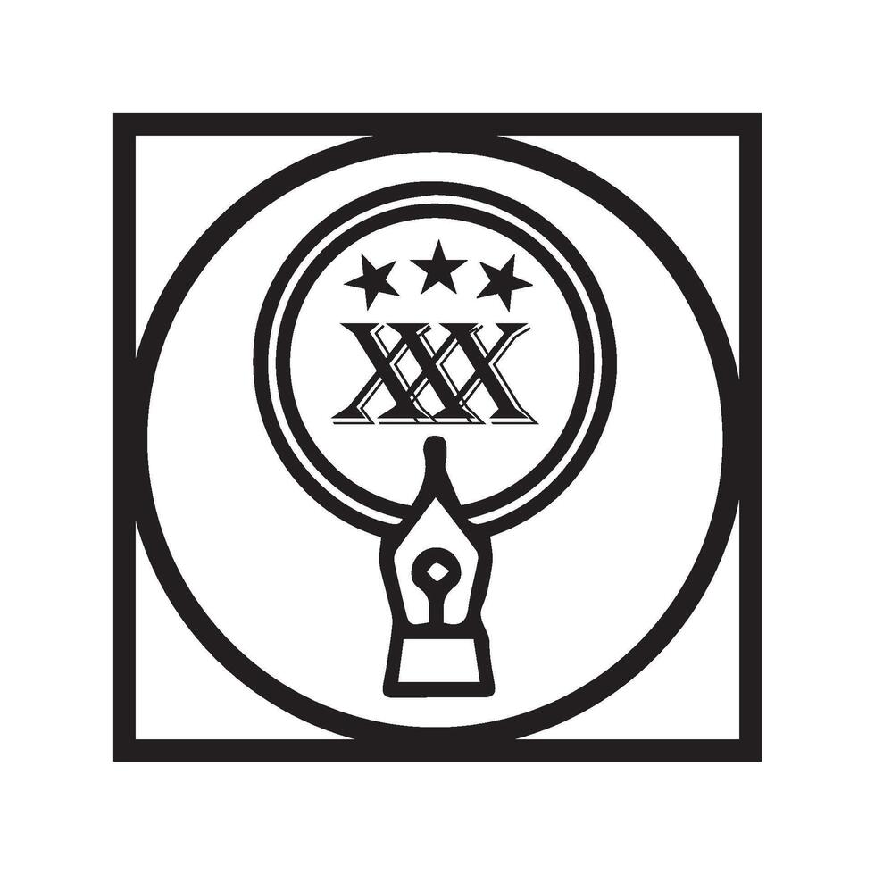 logo icon pen tool vectors illustration symbol design
