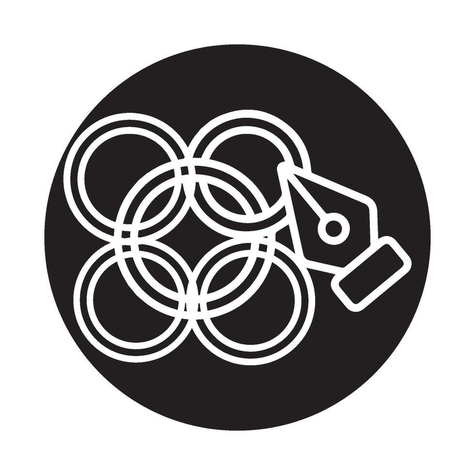 logo icon pen tool vectors illustration symbol design