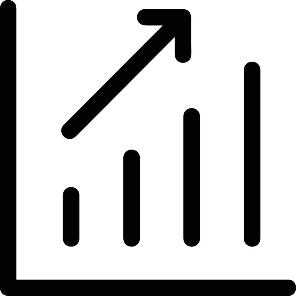 Chart icon symbol image for data statistic analysis illustration vector